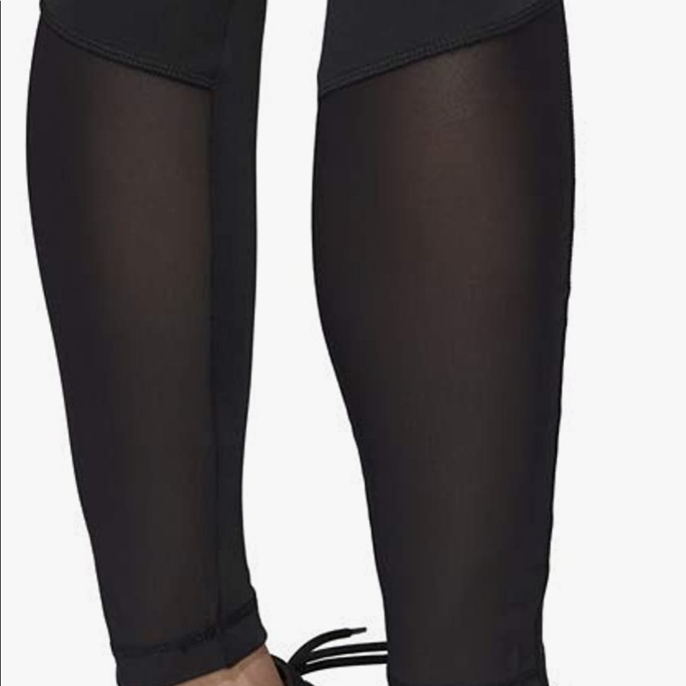 ADIDAS D2M HIGH RISE LOGO LEGGINGS - Picture 6 of 7